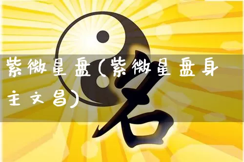 紫微星盘(紫微星盘身主文昌)_https://www.nbtfsb.com_国学动态_第1张
