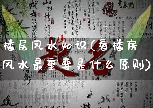 楼层风水知识(看楼房风水最重要是什么原则)_https://www.nbtfsb.com_五行风水_第1张