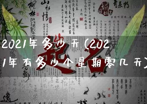 2021年多少天(2021年有多少个星期零几天)_https://www.nbtfsb.com_周公解梦_第1张