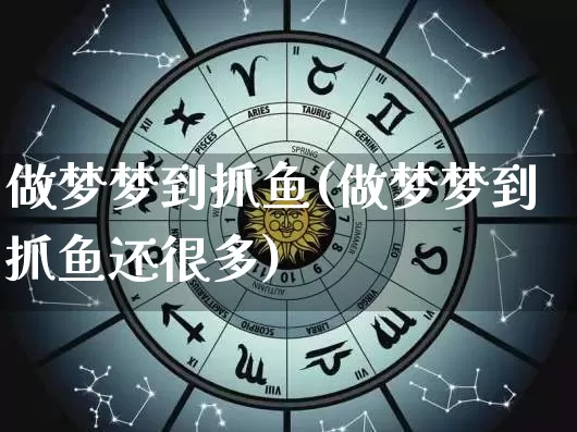 做梦梦到抓鱼(做梦梦到抓鱼还很多)_https://www.nbtfsb.com_国学动态_第1张