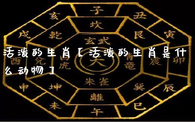 活泼的生肖【活泼的生肖是什么动物】_https://www.nbtfsb.com_易经起名_第1张