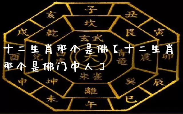 十二生肖那个是佛【十二生肖那个是佛门中人】_https://www.nbtfsb.com_生肖星座_第1张