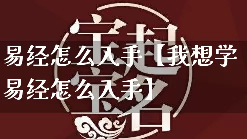 易经怎么入手【我想学易经怎么入手】_https://www.nbtfsb.com_道源国学_第1张
