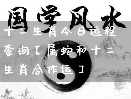 十二生肖今日运程查询【属蛇和十二生肖合作运】_https://www.nbtfsb.com_国学动态_第1张
