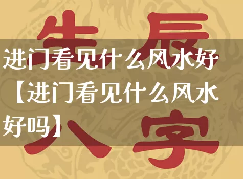 进门看见什么风水好【进门看见什么风水好吗】_https://www.nbtfsb.com_五行风水_第1张