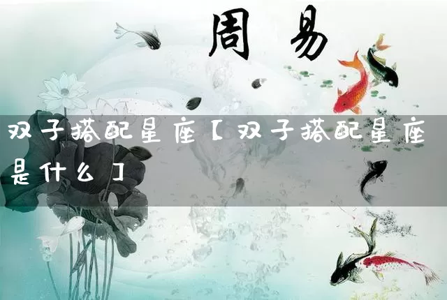 双子搭配星座【双子搭配星座是什么】_https://www.nbtfsb.com_国学动态_第1张