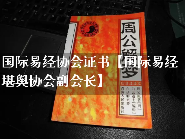 国际易经协会证书【国际易经堪舆协会副会长】_https://www.nbtfsb.com_周公解梦_第1张
