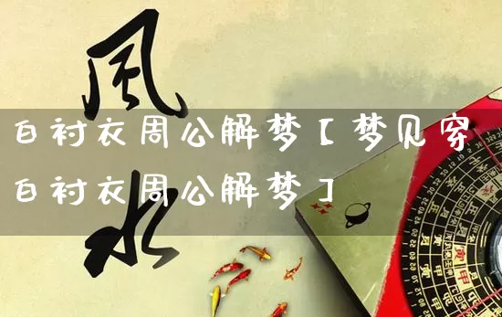 白衬衣周公解梦【梦见穿白衬衣周公解梦】_https://www.nbtfsb.com_国学动态_第1张