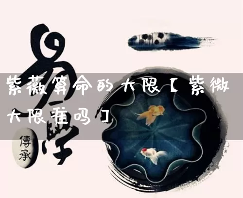 紫薇算命的大限【紫微大限准吗】_https://www.nbtfsb.com_五行风水_第1张