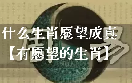 什么生肖愿望成真【有愿望的生肖】_https://www.nbtfsb.com_八字算命_第1张
