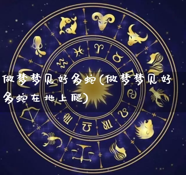 做梦梦见好多蛇(做梦梦见好多蛇在地上爬)_https://www.nbtfsb.com_道源国学_第1张