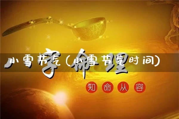 小雪节气(小雪节气时间)_https://www.nbtfsb.com_周公解梦_第1张
