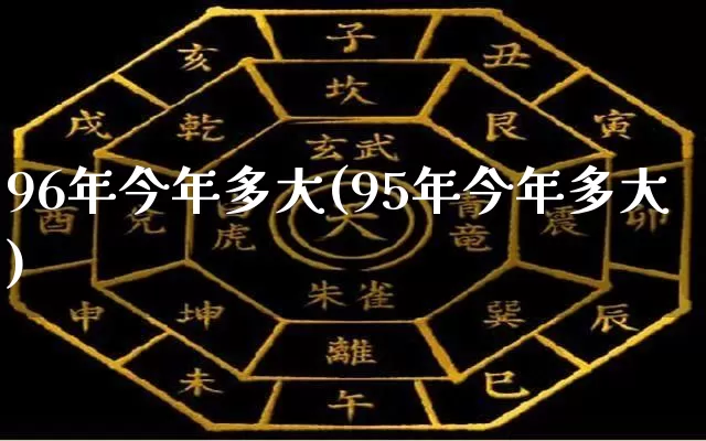 96年今年多大(95年今年多大)_https://www.nbtfsb.com_易经起名_第1张