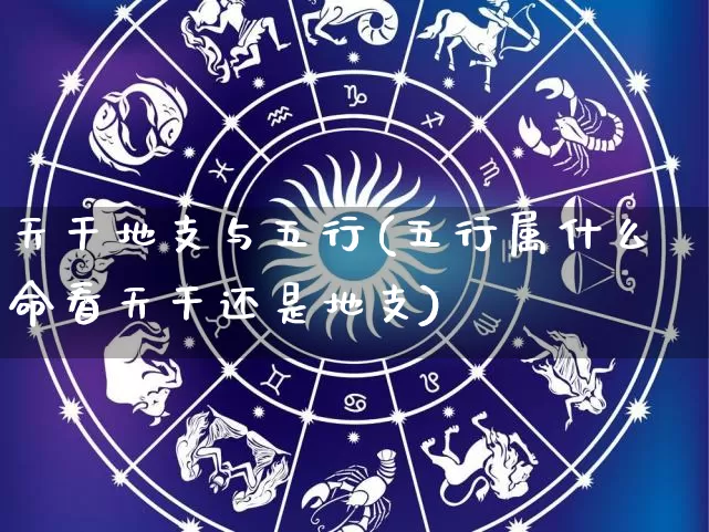 天干地支与五行(五行属什么命看天干还是地支)_https://www.nbtfsb.com_五行风水_第1张