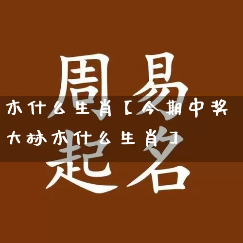 木什么生肖【今期中奖大林木什么生肖】_https://www.nbtfsb.com_八字算命_第1张