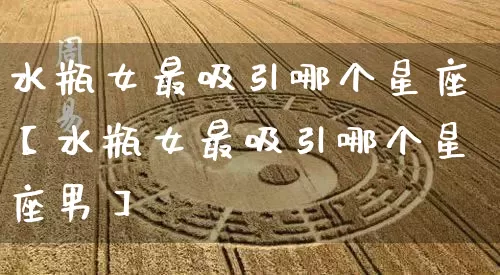 水瓶女最吸引哪个星座【水瓶女最吸引哪个星座男】_https://www.nbtfsb.com_易经起名_第1张
