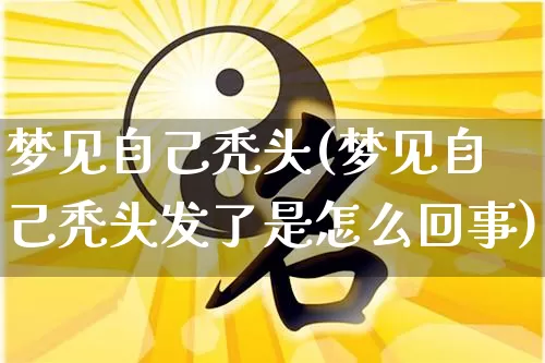 梦见自己秃头(梦见自己秃头发了是怎么回事)_https://www.nbtfsb.com_生肖星座_第1张