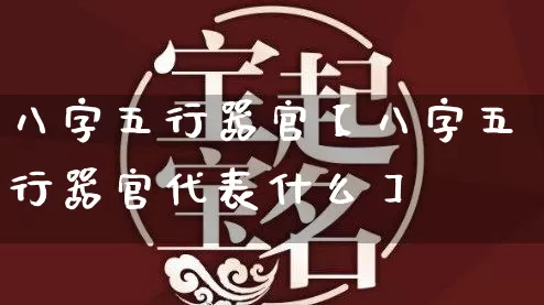 八字五行器官【八字五行器官代表什么】_https://www.nbtfsb.com_道源国学_第1张