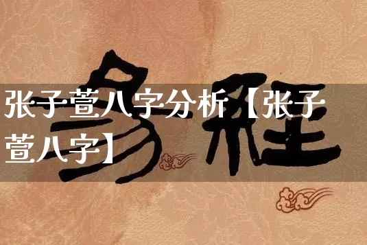 张子萱八字分析【张子萱八字】_https://www.nbtfsb.com_八字算命_第1张