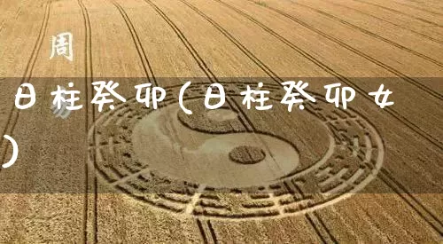 日柱癸卯(日柱癸卯女)_五行风水_第1张_易东行 日柱癸卯(日柱癸卯女)_https://www.nbtfsb.com_五行风水_第1张