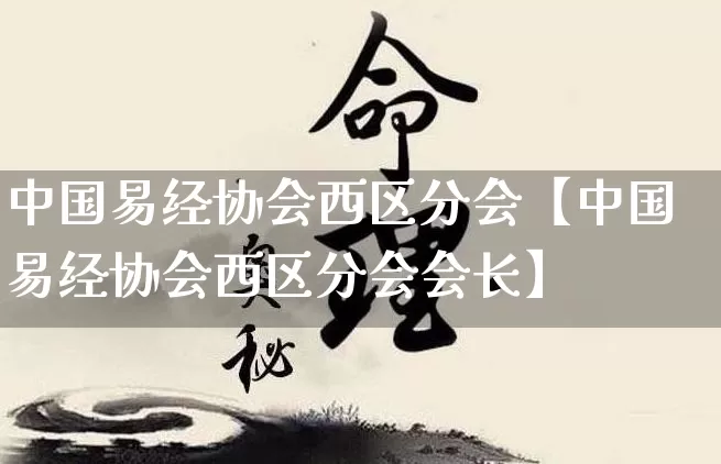 中国易经协会西区分会【中国易经协会西区分会会长】_https://www.nbtfsb.com_五行风水_第1张