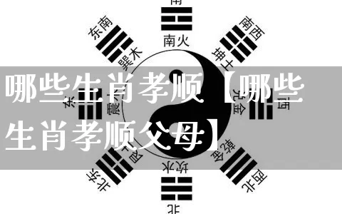 哪些生肖孝顺【哪些生肖孝顺父母】_https://www.nbtfsb.com_生肖星座_第1张