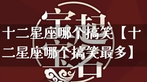 十二星座哪个搞笑【十二星座哪个搞笑最多】_https://www.nbtfsb.com_道源国学_第1张