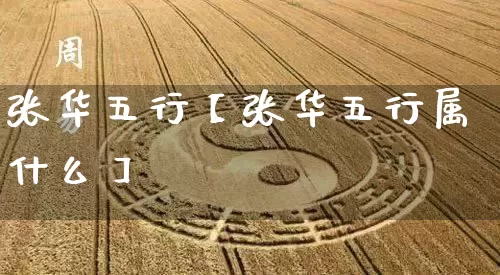 张华五行【张华五行属什么】_https://www.nbtfsb.com_周公解梦_第1张