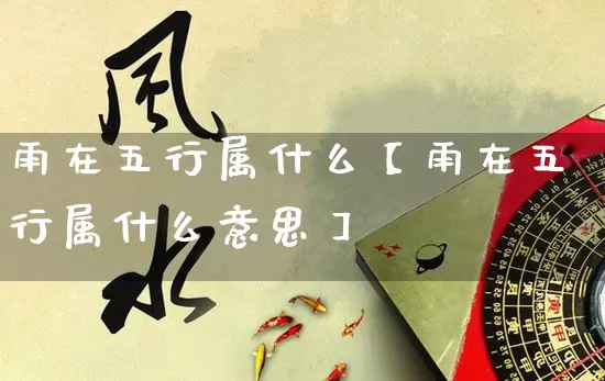 雨在五行属什么【雨在五行属什么意思】_https://www.nbtfsb.com_八字算命_第1张