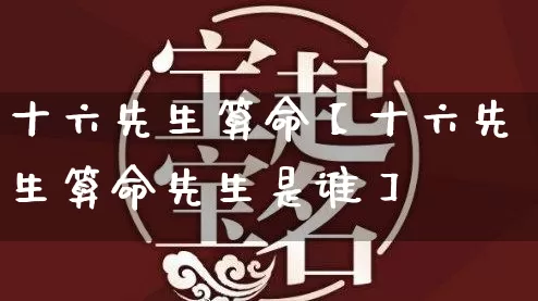 十六先生算命【十六先生算命先生是谁】_https://www.nbtfsb.com_五行风水_第1张