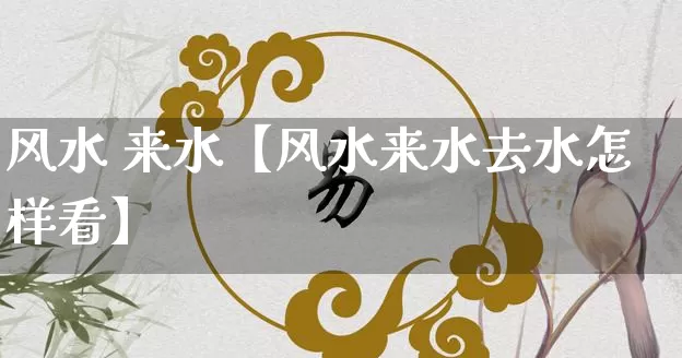 风水 来水【风水来水去水怎样看】_https://www.nbtfsb.com_国学动态_第1张