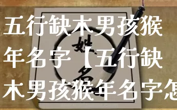 五行缺木男孩猴年名字【五行缺木男孩猴年名字怎么取】_https://www.nbtfsb.com_道源国学_第1张