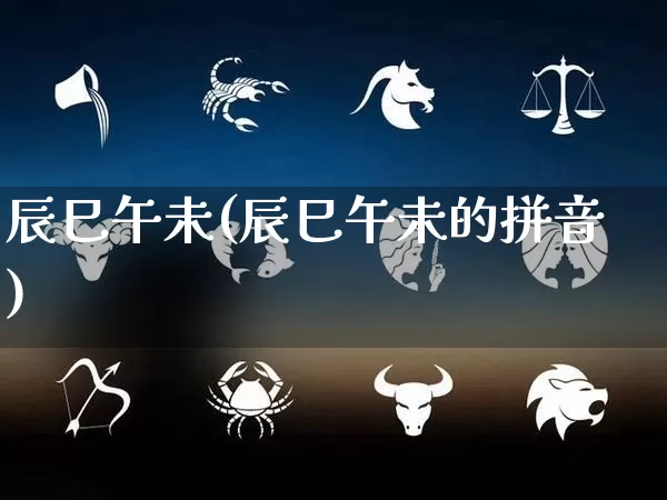 辰巳午未(辰巳午未的拼音)_https://www.nbtfsb.com_道源国学_第1张