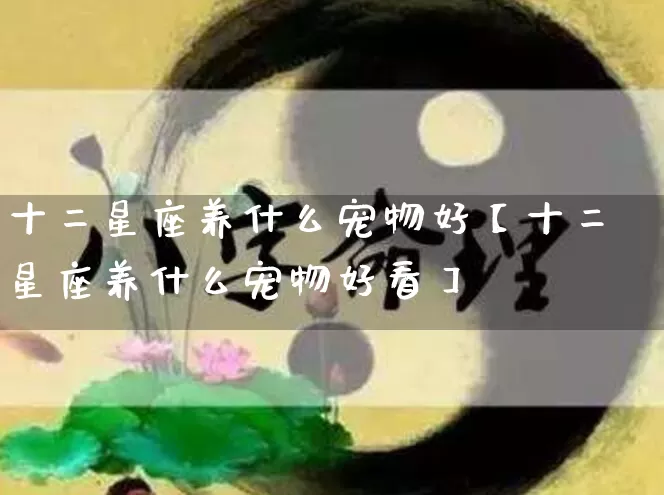 十二星座养什么宠物好【十二星座养什么宠物好看】_https://www.nbtfsb.com_道源国学_第1张