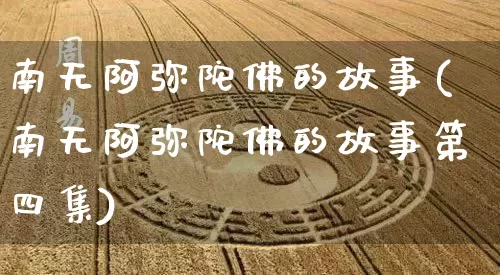 南无阿弥陀佛的故事(南无阿弥陀佛的故事第四集)_https://www.nbtfsb.com_道源国学_第1张