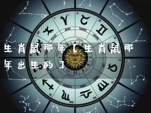 生肖鼠那年【生肖鼠那年出生的】_https://www.nbtfsb.com_道源国学_第1张