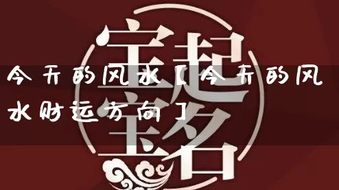 今天的风水【今天的风水财运方向】_https://www.nbtfsb.com_周公解梦_第1张