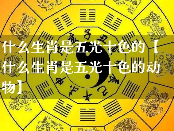什么生肖是五光十色的【什么生肖是五光十色的动物】_https://www.nbtfsb.com_道源国学_第1张