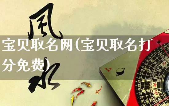 宝贝取名网(宝贝取名打分免费)_https://www.nbtfsb.com_五行风水_第1张