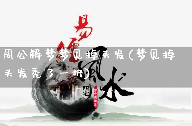 周公解梦梦见掉头发(梦见掉头发秃了一块)_https://www.nbtfsb.com_五行风水_第1张