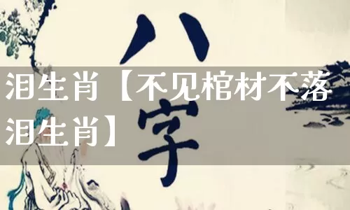 泪生肖【不见棺材不落泪生肖】_https://www.nbtfsb.com_五行风水_第1张