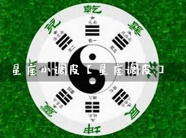 星座小调皮【星座调皮】_https://www.nbtfsb.com_国学动态_第1张