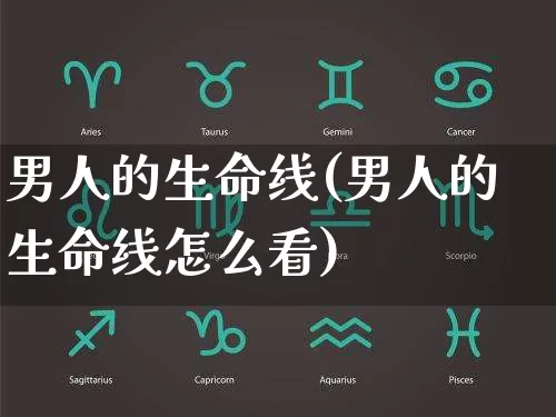 男人的生命线(男人的生命线怎么看)_https://www.nbtfsb.com_周公解梦_第1张