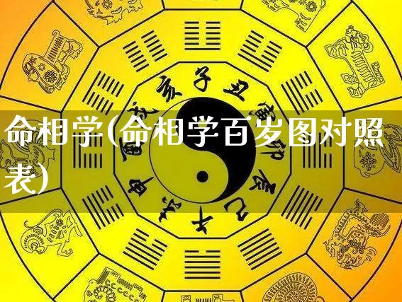 命相学(命相学百岁图对照表)_https://www.nbtfsb.com_国学动态_第1张