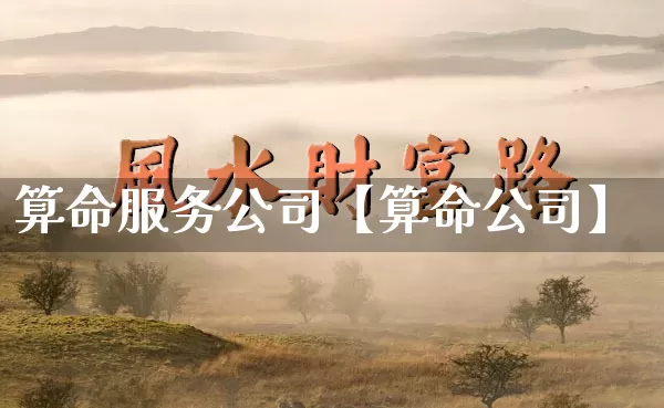 算命服务公司【算命公司】_https://www.nbtfsb.com_道源国学_第1张