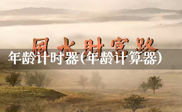 年龄计时器(年龄计算器)_https://www.nbtfsb.com_周公解梦_第1张
