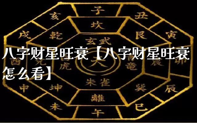 八字财星旺衰【八字财星旺衰怎么看】_https://www.nbtfsb.com_八字算命_第1张