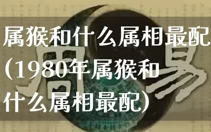 属猴和什么属相最配(1980年属猴和什么属相最配)_https://www.nbtfsb.com_周公解梦_第1张