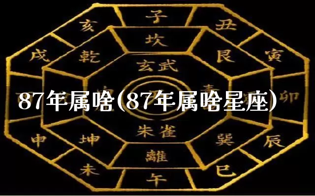 87年属啥(87年属啥星座)_https://www.nbtfsb.com_周公解梦_第1张