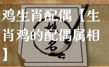 鸡生肖配偶【生肖鸡的配偶属相】_https://www.nbtfsb.com_周公解梦_第1张